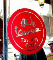 Tuscany Cycle window sticker